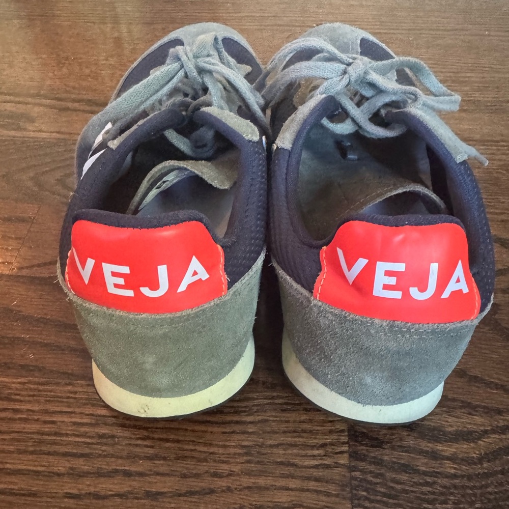 Veja Rio Branco suede mesh sneaker.